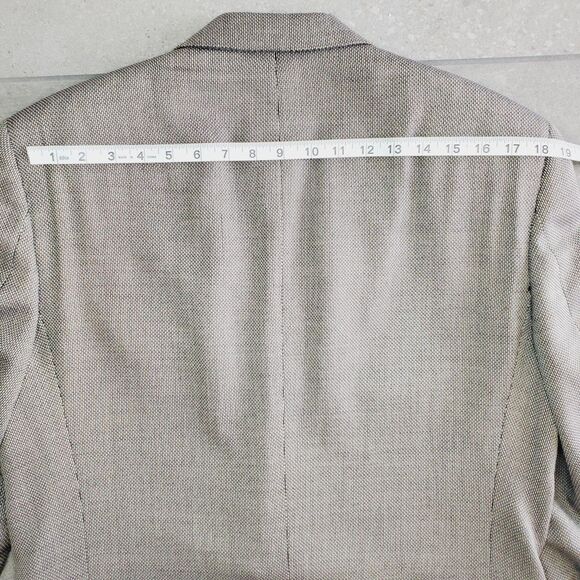 Hart Schaffner Marx Mens Grey Blazer Suit Jacket Formal Work Business SZ 41R - Picture 11 of 12